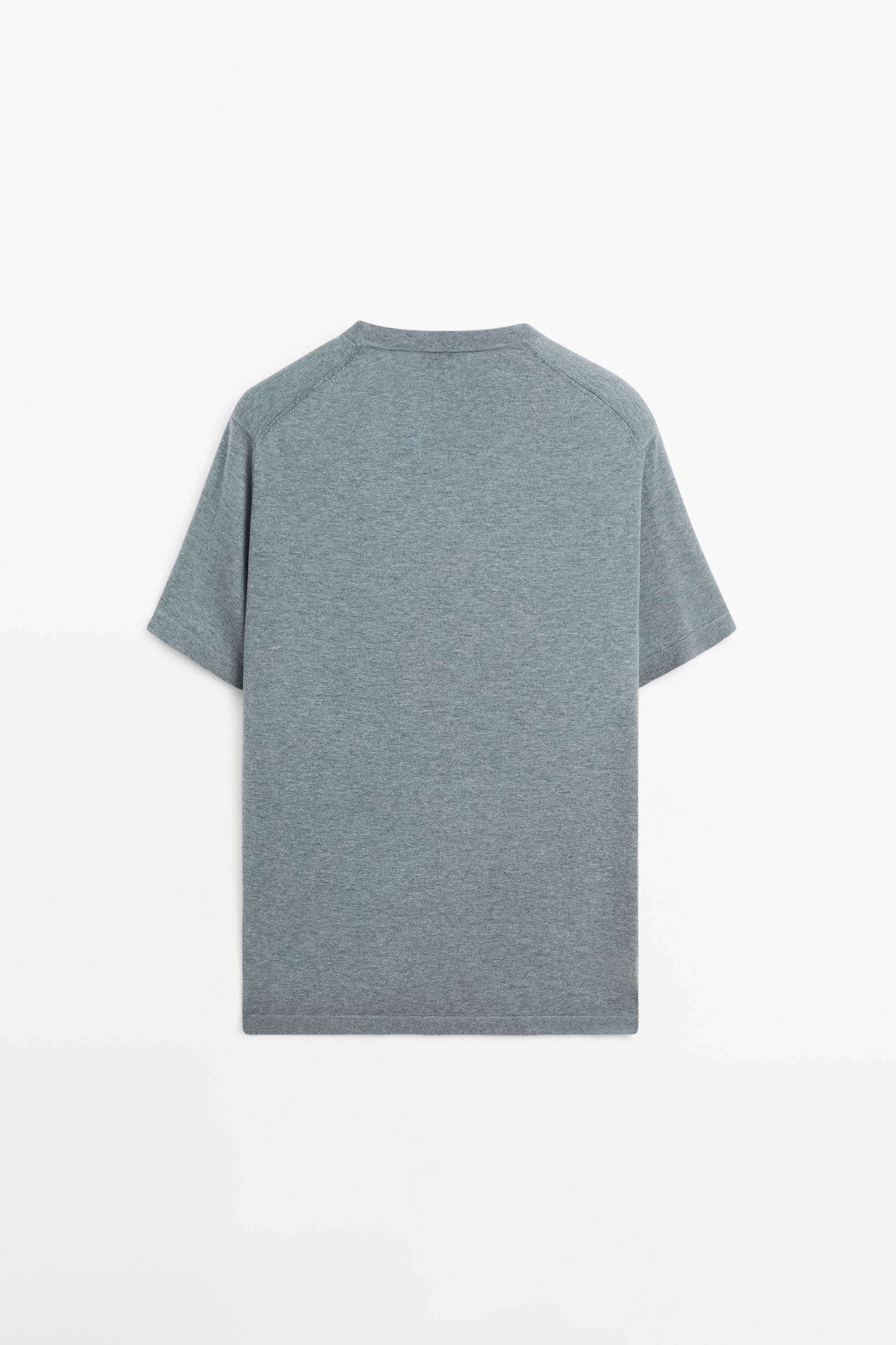 100% cotton short sleeve knit sweater